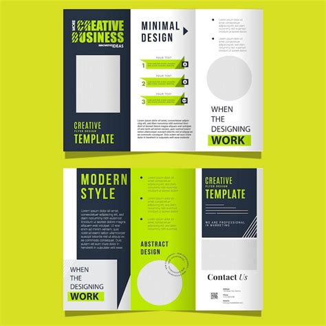 Trifold brochure template indesign Images - Free Download on Freepik