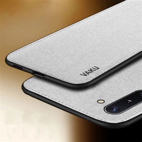 Vaku ® Samsung Galaxy Note 10 Luxico Series Hand-Stitched Cotton ...