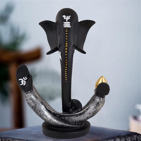 Buy ZART Hawa Ganesha Statue for Home Decor Showpiece | Ganpati Murti ...