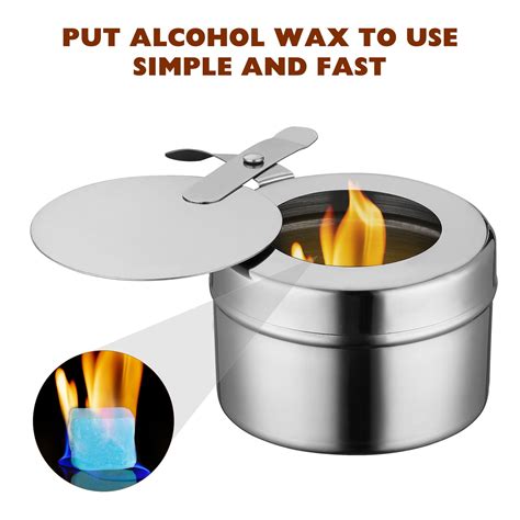4PCS Fuel Holder for Chafer, Stainless Steel Chafing Fuel Holder with ...