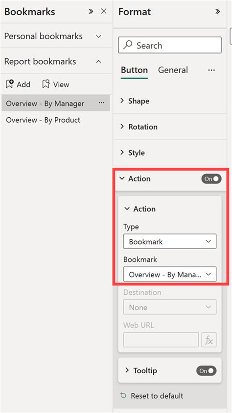 Using Bookmarks in Power Bi 的图像结果
