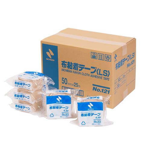 Nichiban 121-50AZ30P Cloth Tape, 2.0 inches (50 mm) x 88.4 ft (25 m ...