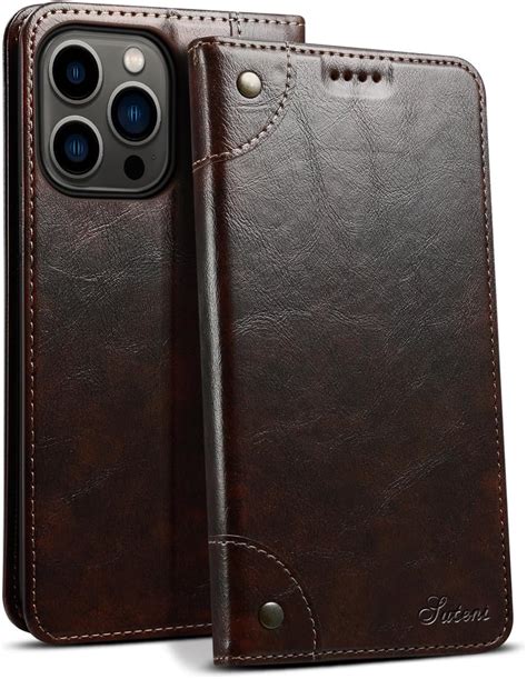 Amazon.com: KSELF 2 in 1 PU Leather for iPhone 16 Pro Max Case ...