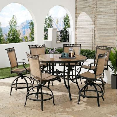 Bar height 6-Person Patio Dining Sets at Lowes.com