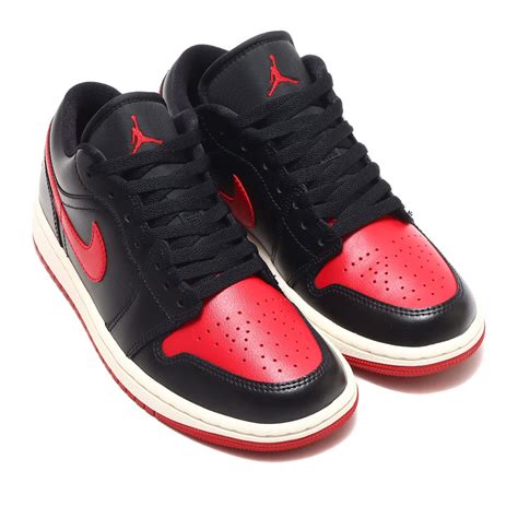 Air jordan 1 low black and red online