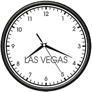 Buy SignMission LAS Vegas Wall World time Zone Clock Office Business ...