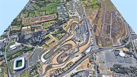 CIRCUIT DES 24 HEURES DU MANS, Sarthe, Mmarena - 3D model by LibanCiel ...