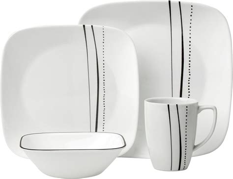 corelle square plates