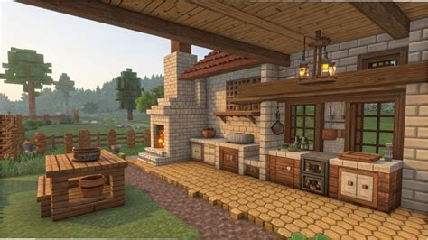 Image result for Rustic Kitchen Minecraft