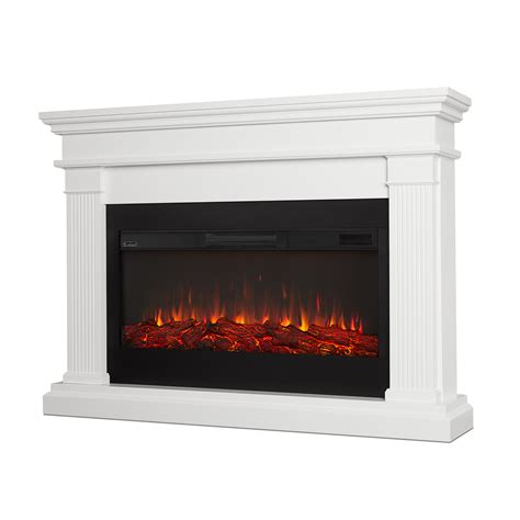 Big White Electric Fireplace – Fireplace Guide by Linda