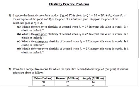Image result for Elasticity of Demand Example Problems