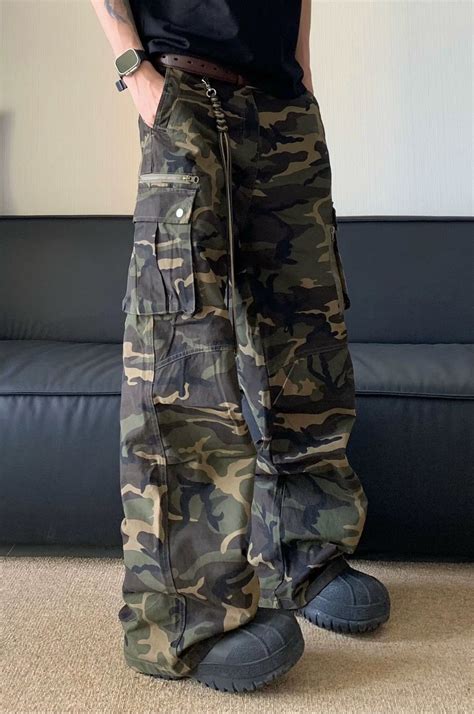Vintage Outdoor retro camouflage baggy cargo pants | Grailed