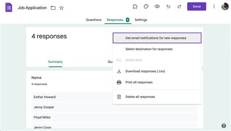 Image result for Email Notifications for Google Forms