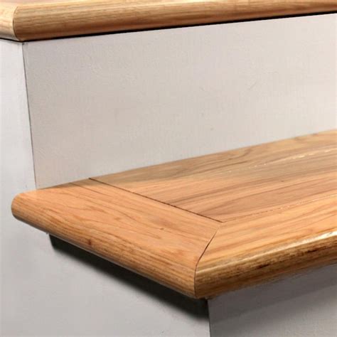 Style Selections Solid Wood Stair Nose 2.75-in x 78-in Natural ...