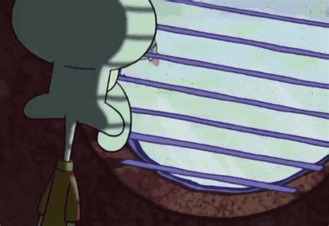 Squidward Meme Looking Out The Window GIF - Squidward meme Looking out ...
