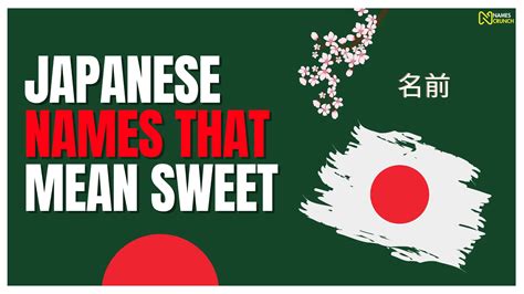 370+ Japanese Names That Mean Sweet - Names Crunch