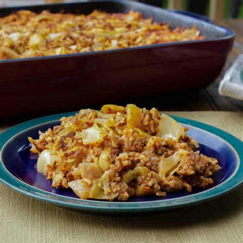 Cabbage Roll Casserole - easy recipe for this one pot meal