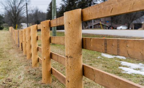 Ranch Style Wooden Fence