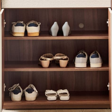 Buy Shoji 18 Pair Shoe Cabinet with Drawer - Brown from Home Centre at ...