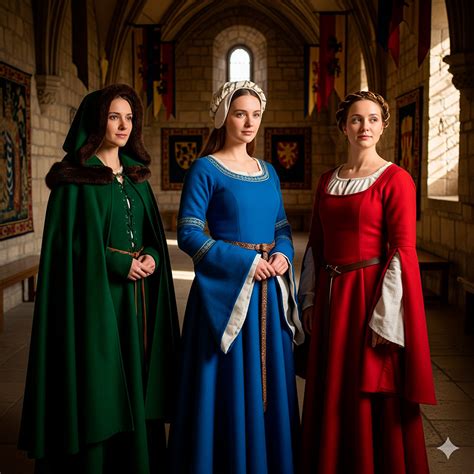 Medieval Garments For Women: A Complete Guide To Styles, Fabrics, And Social Significance | ⚔️ ...