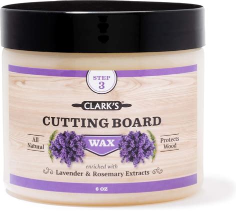 Amazon.com: CLARK'S Cutting Board Wax - 2-in-1 Wood Butter & Food Grade ...