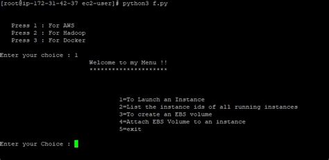 Image result for Main Menu Python Command Line Interface