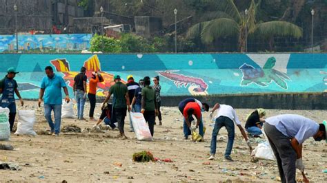 In pics: Beach clean up drive at Mahim Reti Bunder | The Times of India