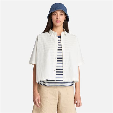 Short-Sleeve Shirt for Women in White