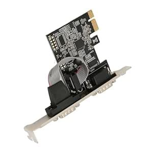 PCI Express RS 232 DB9 Serial Port Card, MultiSystem Support Practical ...