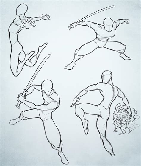Drawing Action Poses How To Draw Poses Better (male And Female Poses