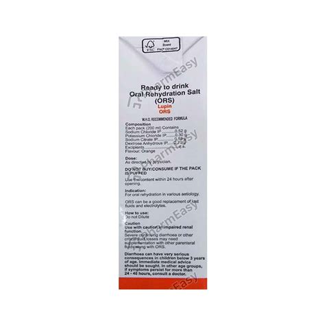 Buy LUPIN ORS ORANGE FLAVOUR LIQUID 200ML Online & Get Upto 60% OFF at ...