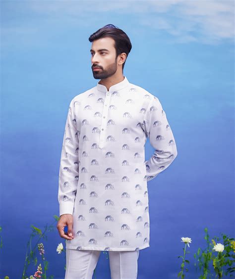 White Linen Kurta Set – Bonsoir | Timeless Festive Attire