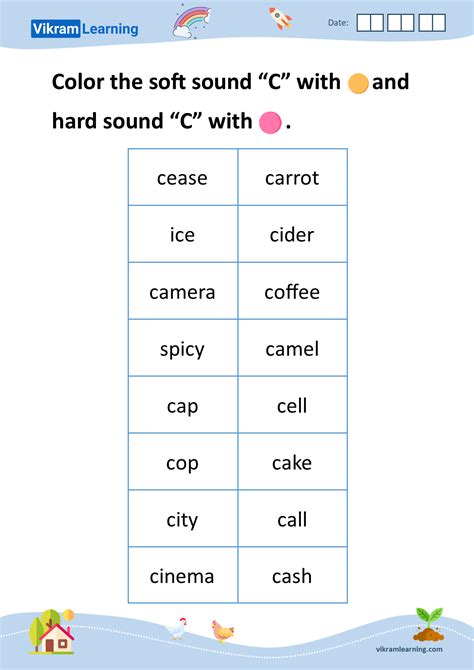 Hard And Soft C Worksheet