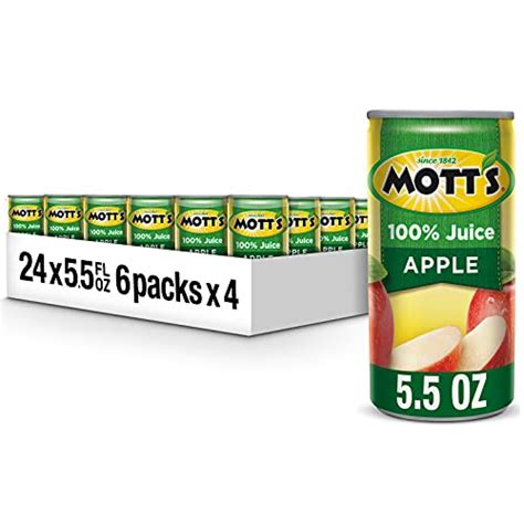 Mott's Apple Juice Single Serve, 11.5-Ounce Cans (Pack of 24)- Buy ...