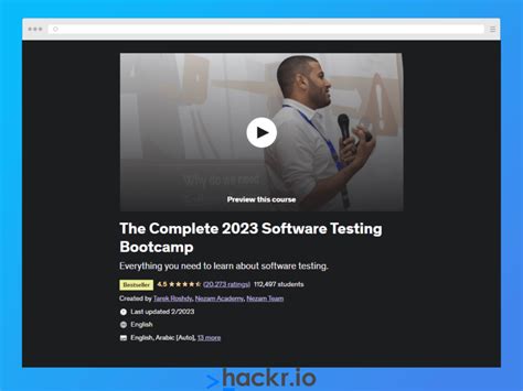 Testing Course Online 的图像结果