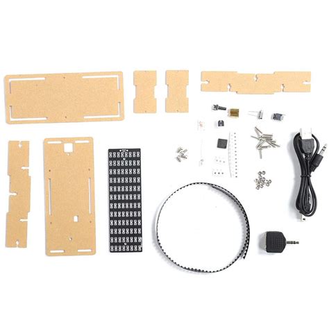 Music Spectrum Display DIY Kit, Microcontroller LED Electronic Kit DIY ...