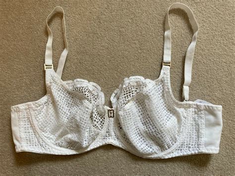 Freya White Rio Underwired Balcony Bra Size 34D Very … - Gem