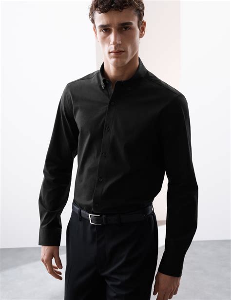 Men’s Black Shirts at M&S