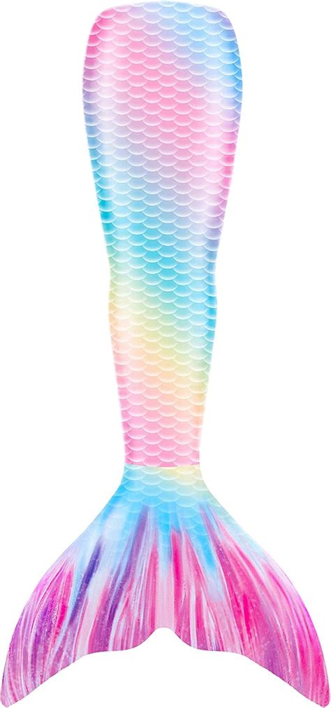 Buy No Monofin) Mermaid Tails for Swimming for Girls Kids Swimmable ...