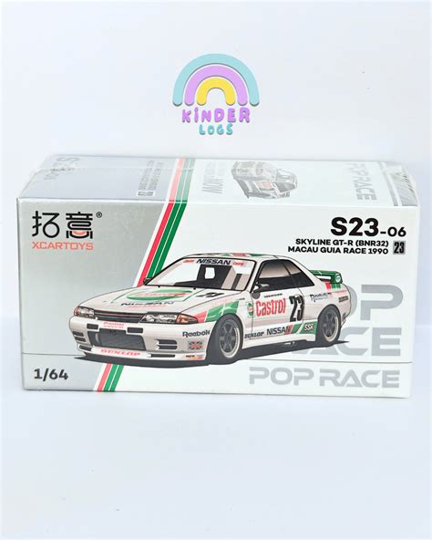Pop Race XCARTOYS Nissan Skyline GT-R BNR32 Macau Guia Race 1990 (S23 ...