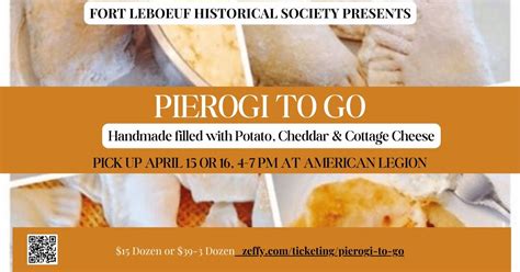 PIEROGI TO GO-$15 doz or $39 for 3 Dozen, 108 High Street, Waterford ...