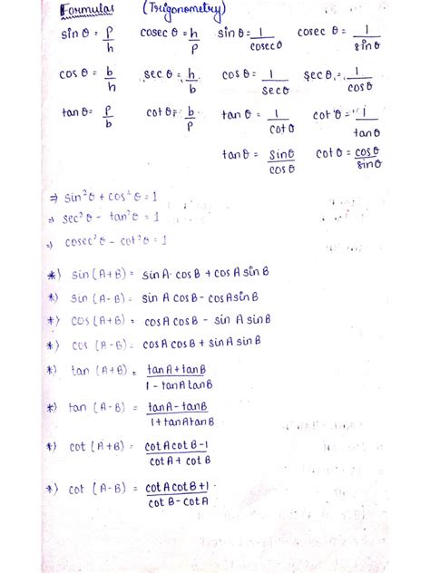Trigonometry Formula Tutorial 的图像结果