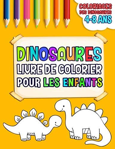 Buy Dinosaures livre de colorier pour les enfants ( coloriages des ...
