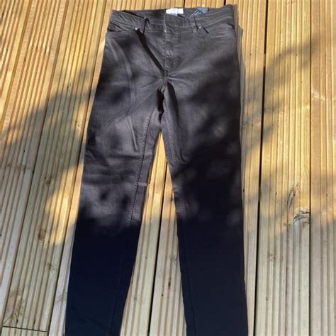 Womens Black skinny jeans from H&M Size 14 Great... - Depop