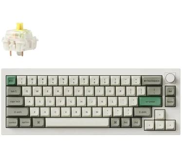 Keychron Q6 Max QMK/VIA, Gateron Jupiter Banana, Qwerty US, Wit: beste ...
