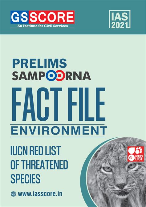 Download GS Score Prelims Sampoorna Fact File on IUCN Red List Of ...