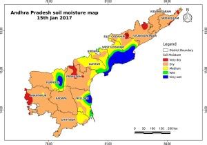 Andhra Pradesh Map Poster Multicolor Photo Paper Print (12 inch X 18 ...