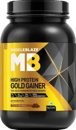MUSCLEBLAZE High Protein Gold Weight Gainers/Mass Gainers Price in ...