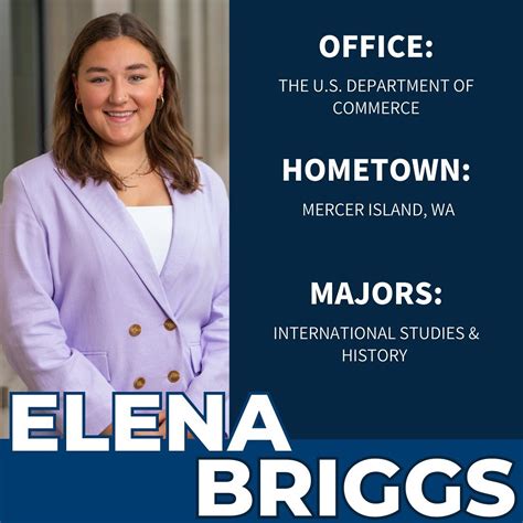 Policy Internship Programs | Meet Elena Briggs, one of our Public ...
