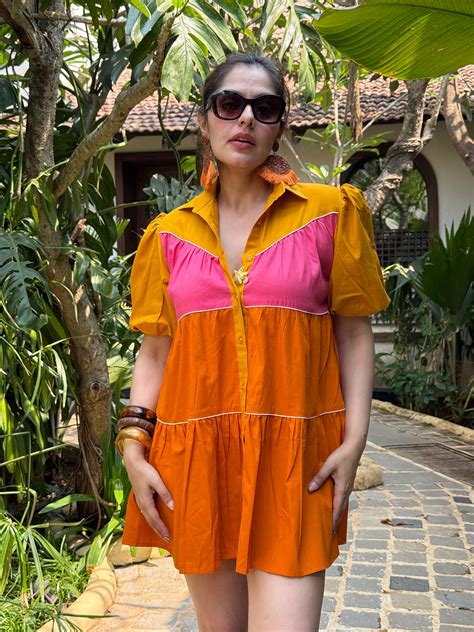 Candy Crush Short Dress – LabelbyAnuja